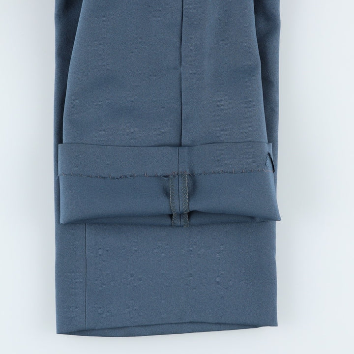 1980'S Sears The Men's Store slacks, made in Canada, men's size W34 equivalent, vintage. polyester blue type Vintage Second Hand