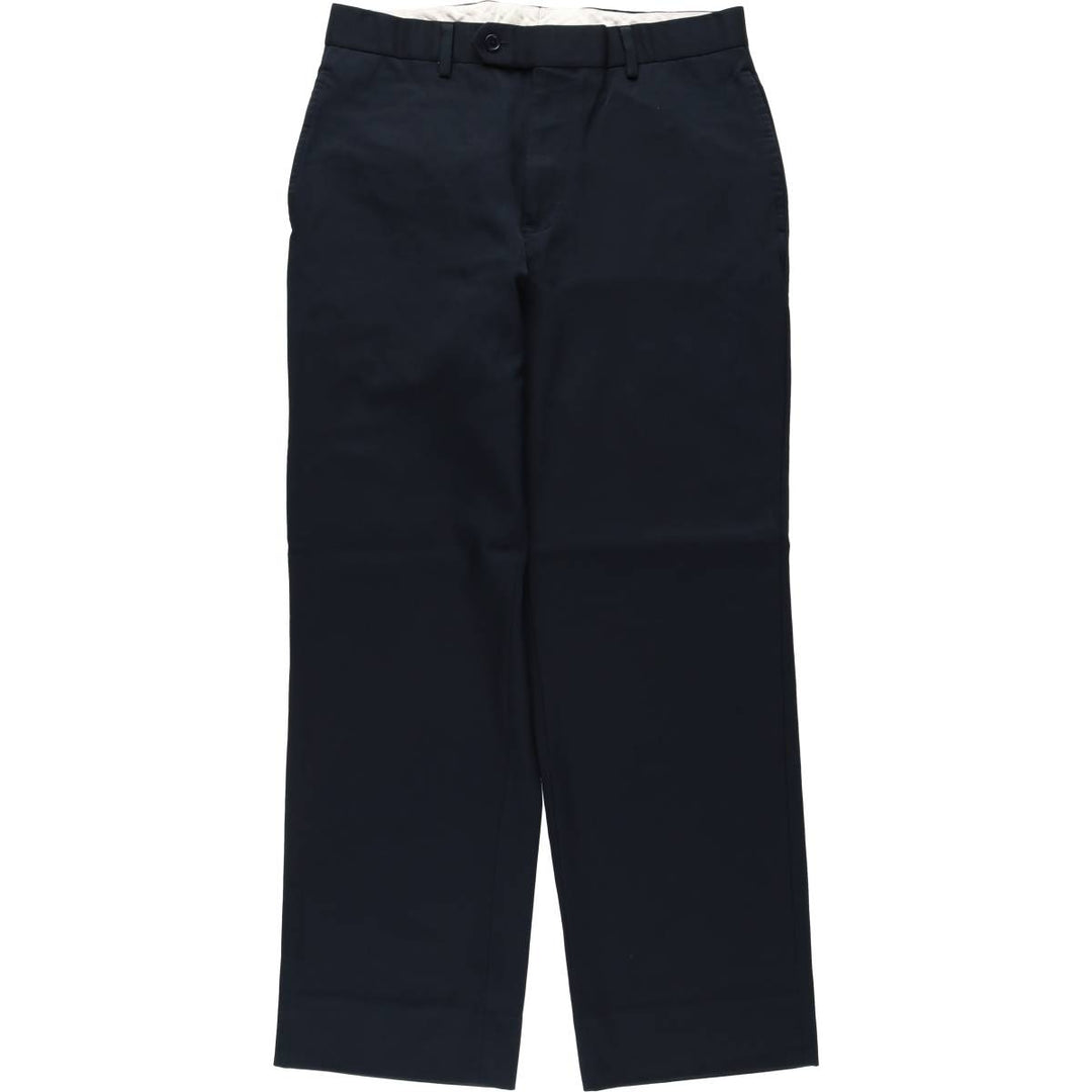 Brooks Brothers 1818 Madison Wool Trousers/Slacks, Size W32 wool navy blue type Vintage Second Hand