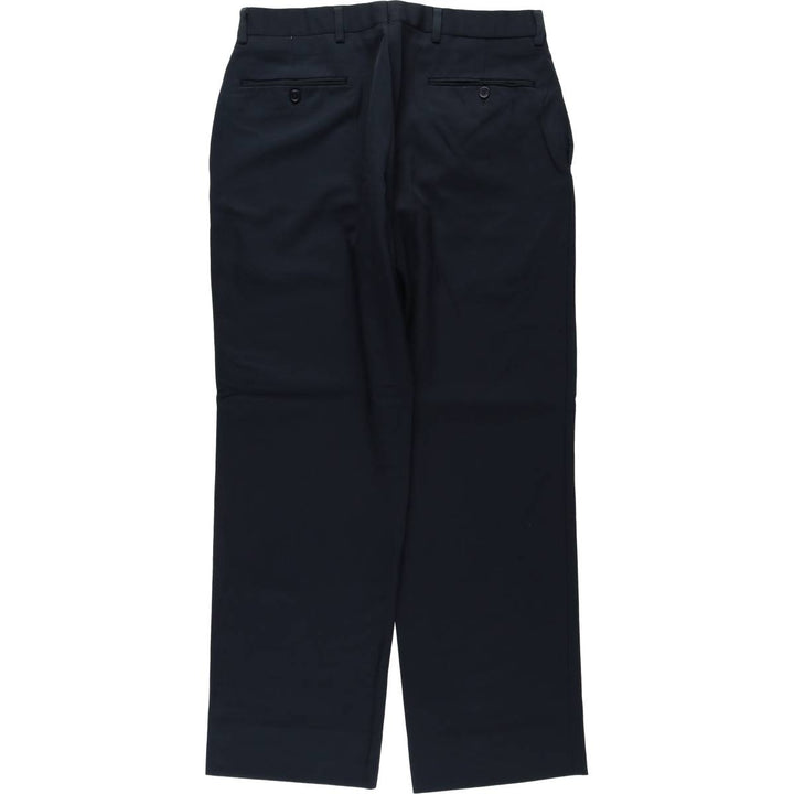 Brooks Brothers 1818 Madison Wool Trousers/Slacks, Size W32 wool navy blue type Vintage Second Hand