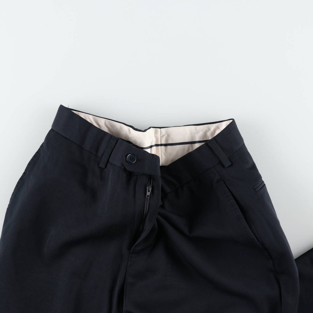 Brooks Brothers 1818 Madison Wool Trousers/Slacks, Size W32 wool navy blue type Vintage Second Hand