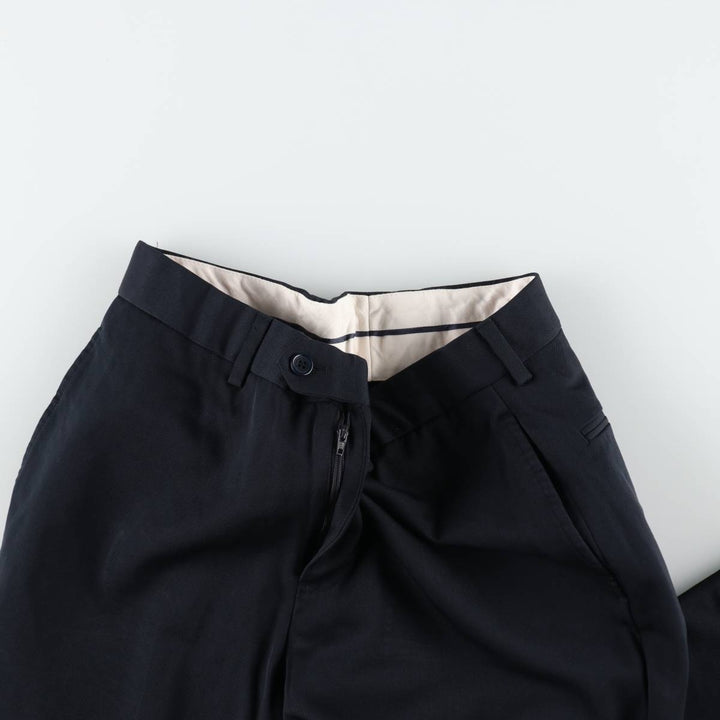 Brooks Brothers 1818 Madison Wool Trousers/Slacks, Size W32 wool navy blue type Vintage Second Hand