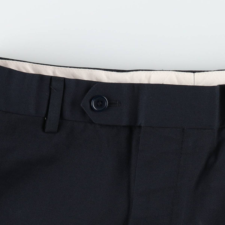 Brooks Brothers 1818 Madison Wool Trousers/Slacks, Size W32 wool navy blue type Vintage Second Hand