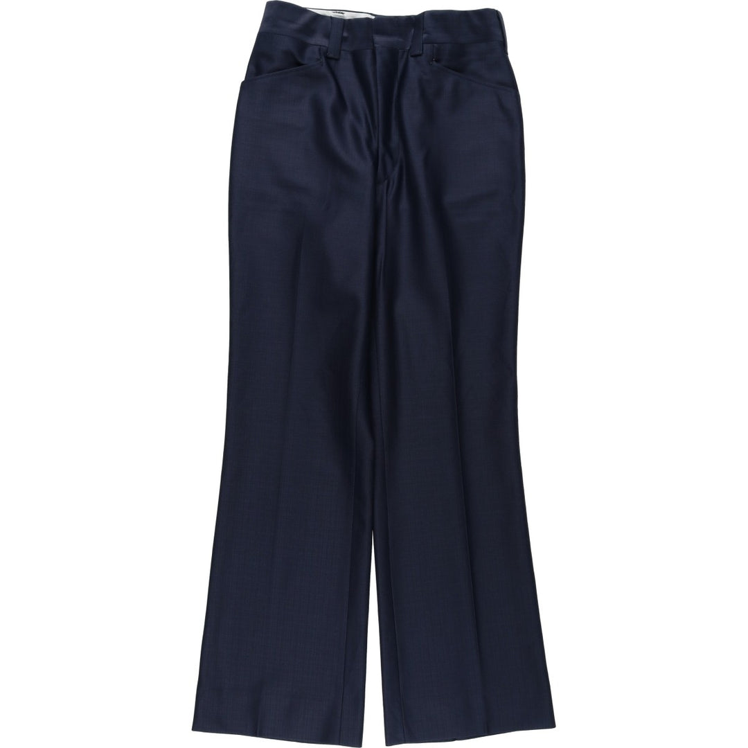 ~90'S Flare Pants, Men's W30 equivalent, Vintage unclear navy blue type Vintage Second Hand