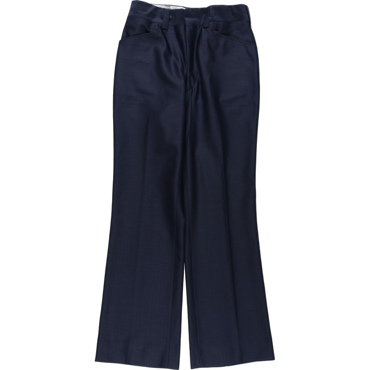 ~90'S Flare Pants, Men's W30 equivalent, Vintage unclear navy blue type Vintage Second Hand