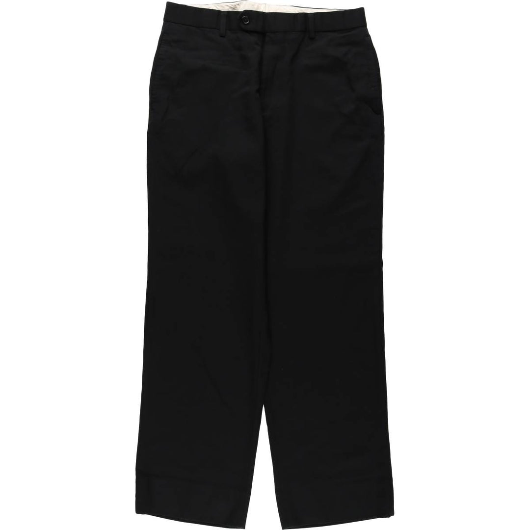Brooks Brothers 1818 Madison wool trousers/slacks, men's size W30 (approx.) wool black type Vintage Second Hand