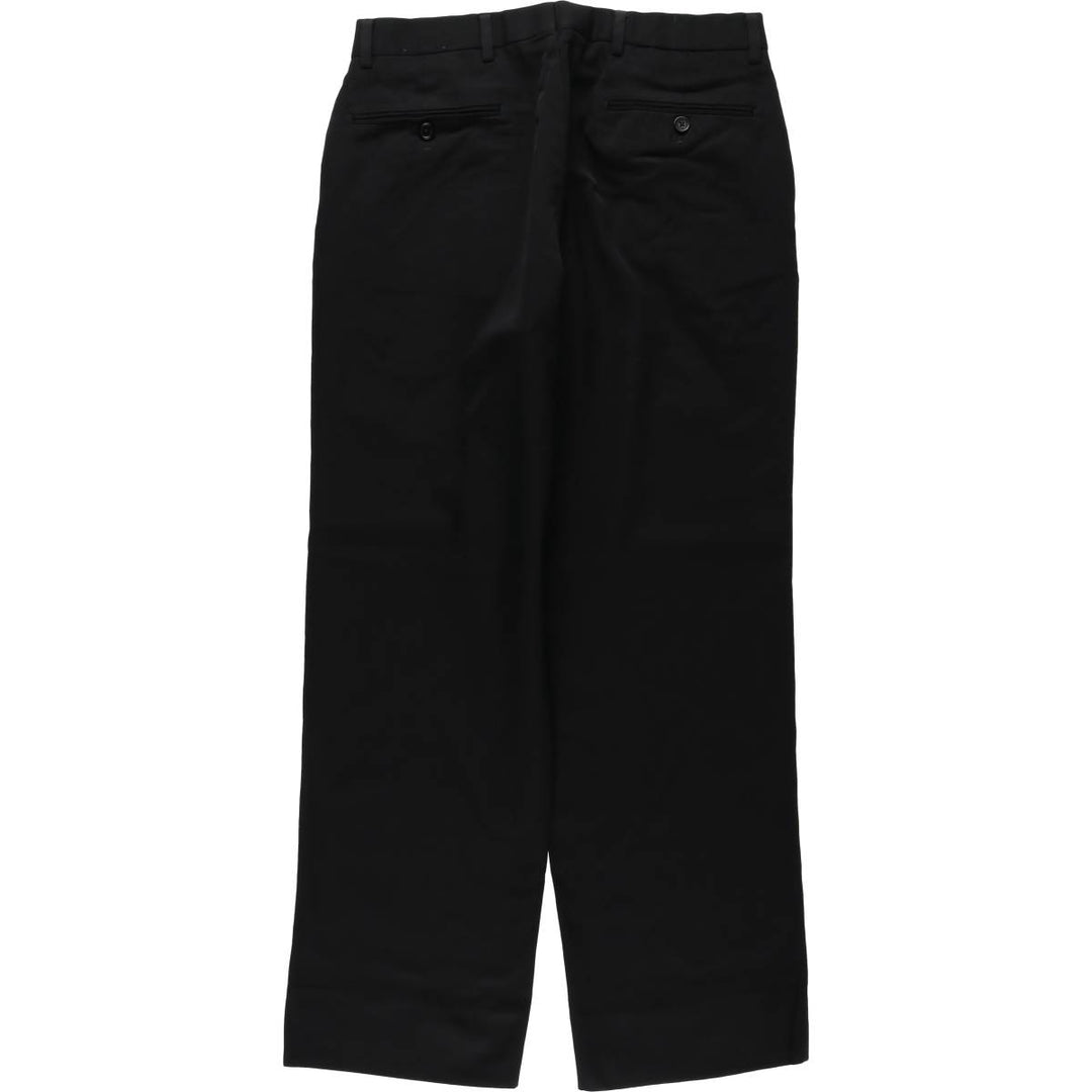 Brooks Brothers 1818 Madison wool trousers/slacks, men's size W30 (approx.) wool black type Vintage Second Hand
