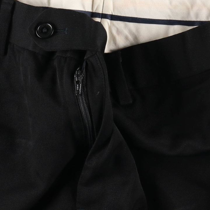 Brooks Brothers 1818 Madison wool trousers/slacks, men's size W30 (approx.) wool black type Vintage Second Hand