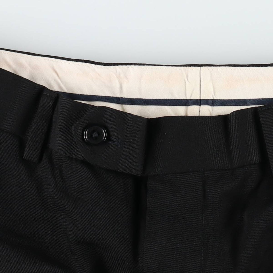 Brooks Brothers 1818 Madison wool trousers/slacks, men's size W30 (approx.) wool black type Vintage Second Hand