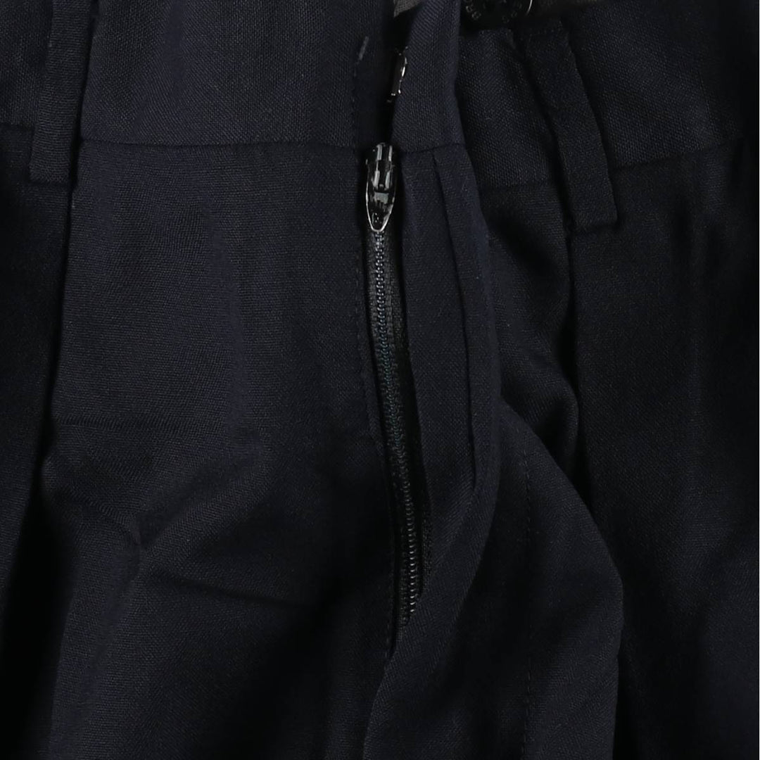 ~1990'S Brooks Brothers Two-Pleat Wool Trousers, Made in USA, Men's Size W34 (approx.), Vintage unclear black type Vintage Second Hand