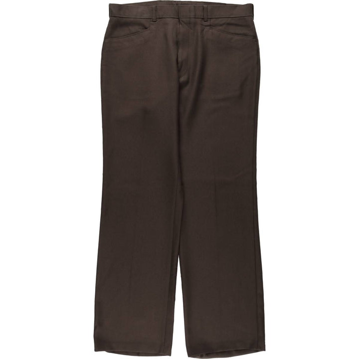 ~90'S Levi's ACTION SLACKS Wide Leg Pants Men's W35 (approx.) Vintage unclear brown type Vintage Second Hand