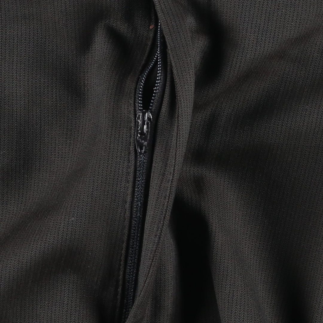 Vintage 90'S three-pleat slacks pants, men's size W36 (approx.). unclear Charcoal Vintage Second Hand