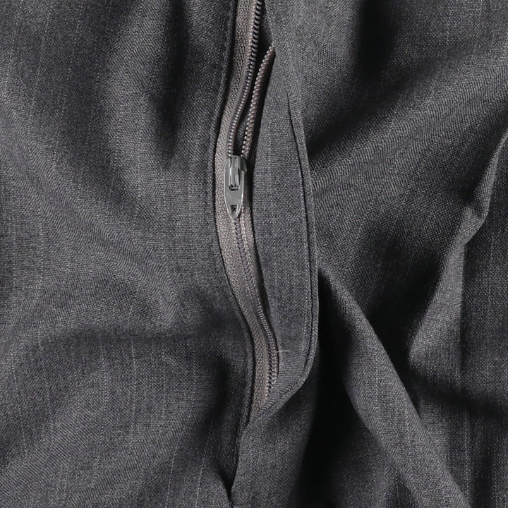 90'S Vintage Striped Two-pleat Wide Leg Slacks, Men's Size 35 unclear gray type Vintage Second Hand