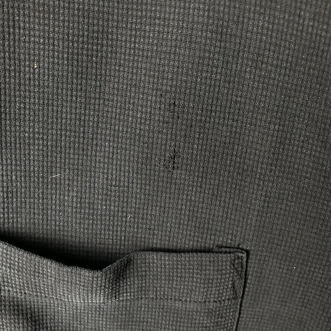 Vintage Silk Short-Sleeve Open-Collar Silk Shirt, Boxy Shirt, Men's Size XL silk black type Vintage Second Hand