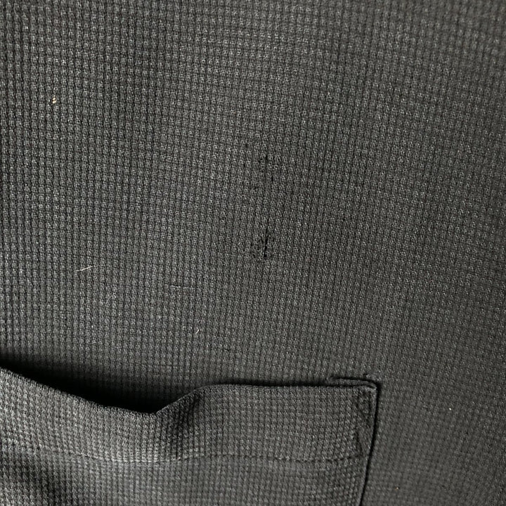 Vintage Silk Short-Sleeve Open-Collar Silk Shirt, Boxy Shirt, Men's Size XL silk black type Vintage Second Hand