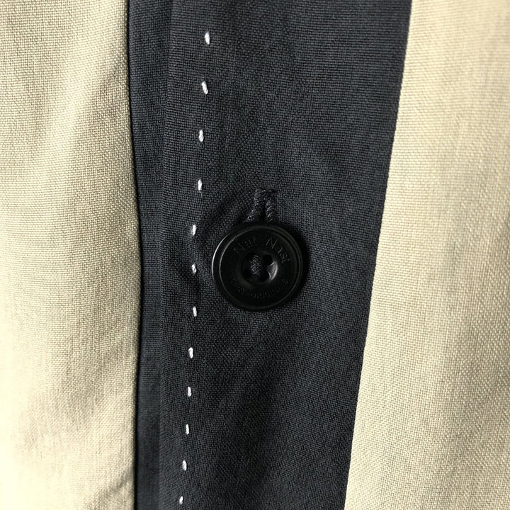 Nat Nast Open Collar Short Sleeve Two-Tone Shirt Box Shirt Men's XL Equivalent silk black type Vintage Second Hand
