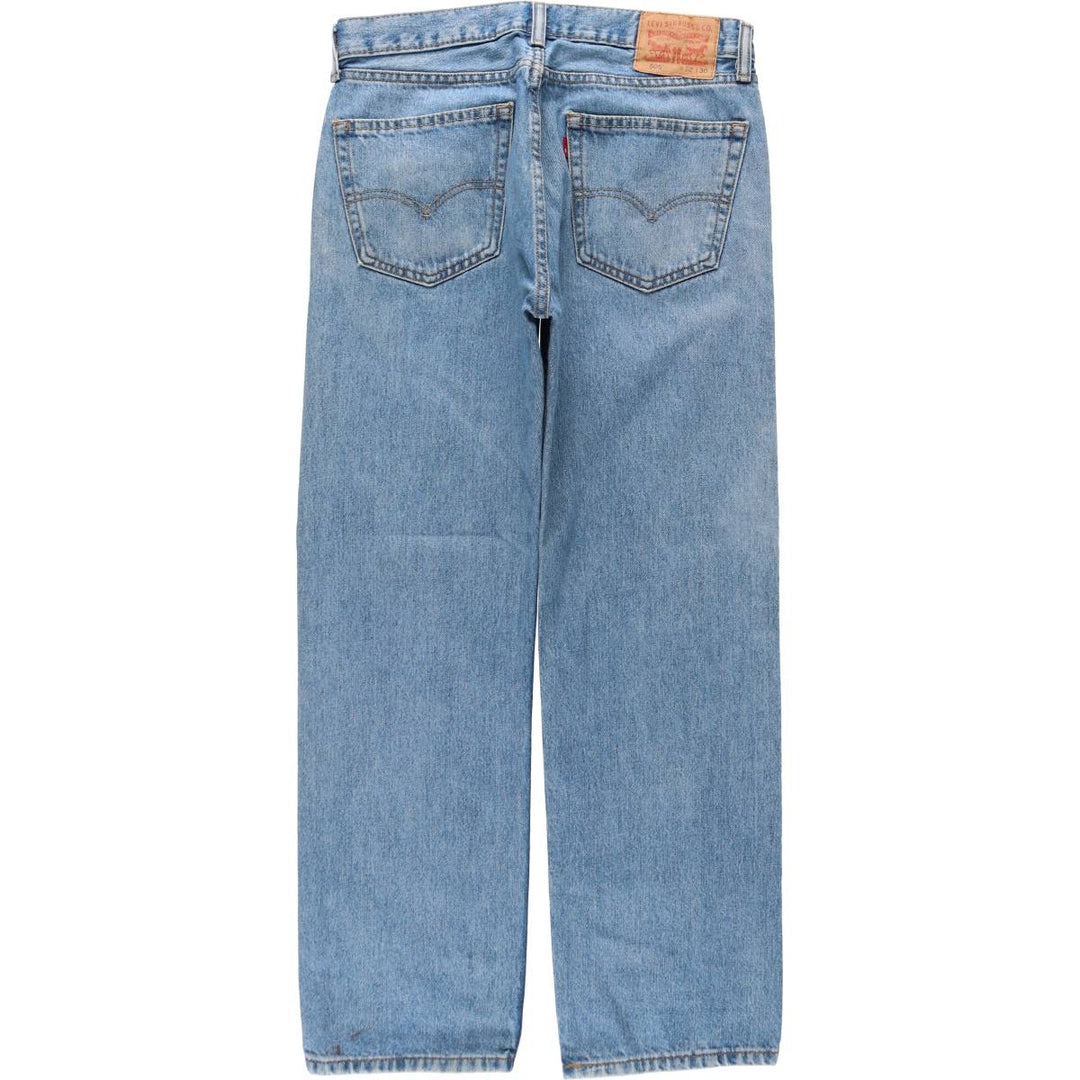Levi's 505 tapered denim pants for men, size W33 unclear blue type Vintage Second Hand