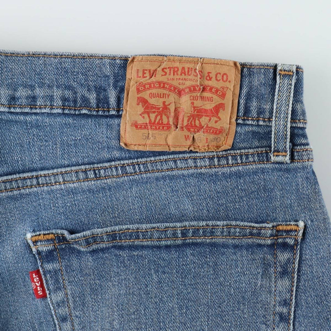 Levi's 505-2177 Tapered Denim Pants, Men's Size W36 (approx.) cotton blue type Vintage Second Hand