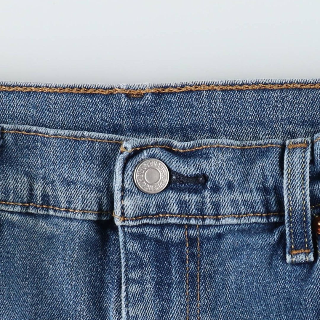 Levi's 505-2177 Tapered Denim Pants, Men's Size W36 (approx.) cotton blue type Vintage Second Hand