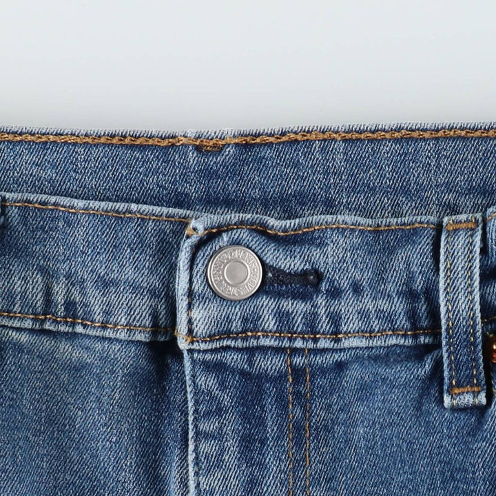 Levi's 505-2177 Tapered Denim Pants, Men's Size W36 (approx.) cotton blue type Vintage Second Hand