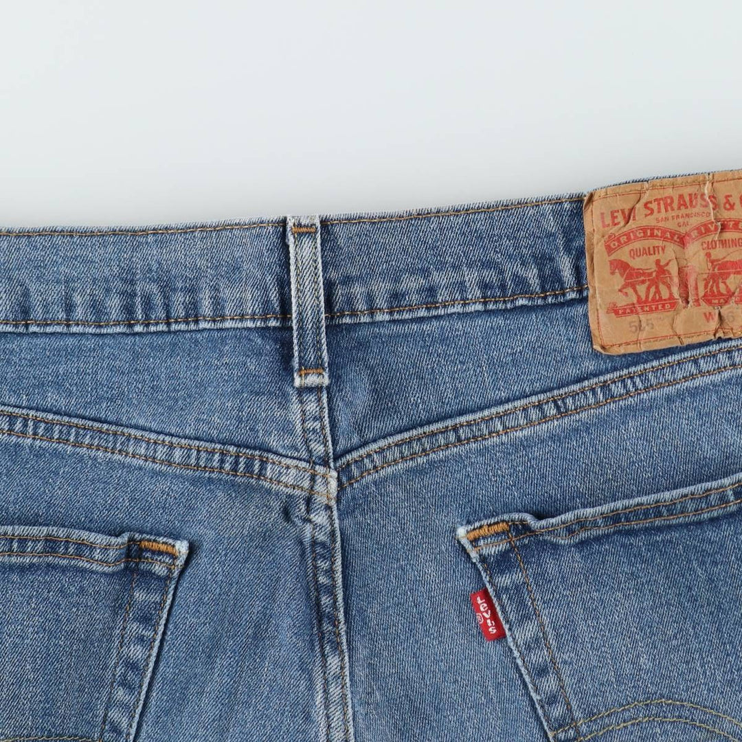 Levi's 505-2177 Tapered Denim Pants, Men's Size W36 (approx.) cotton blue type Vintage Second Hand