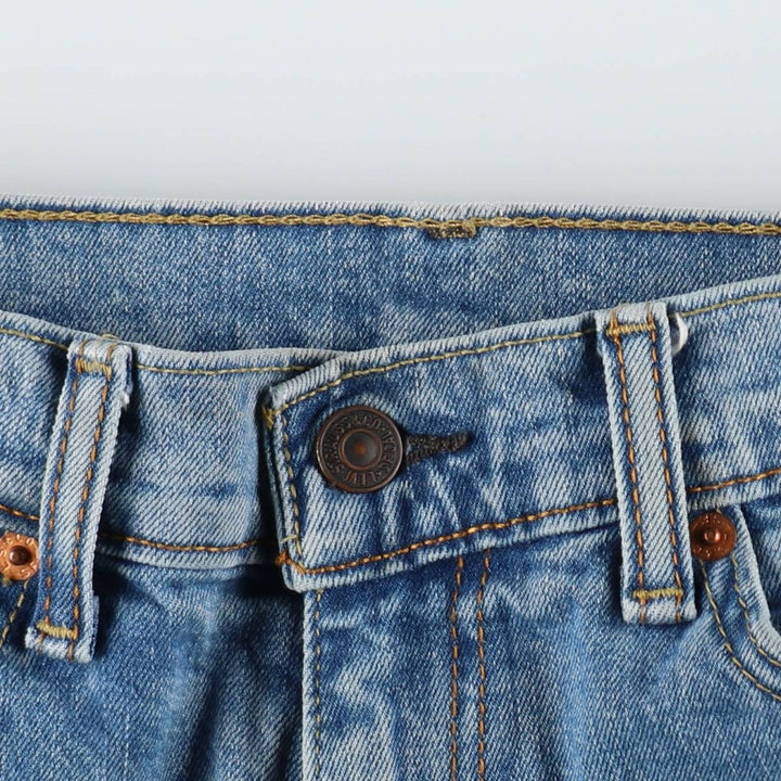 Levi's 505-1456 Straight Denim Pants, Men's W33 (approx.) cotton blue type Vintage Second Hand