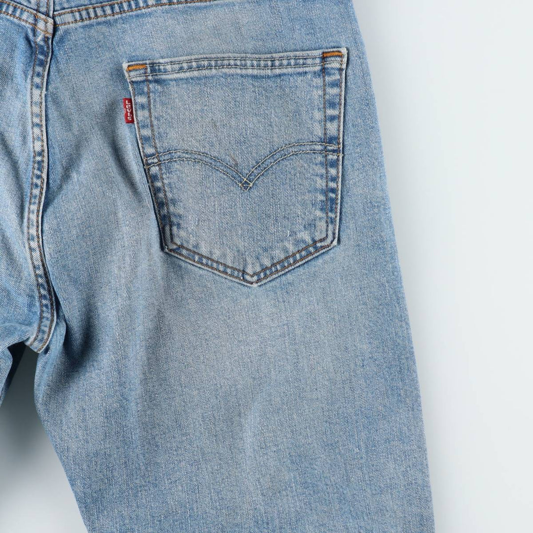 Levi's 505-1456 Straight Denim Pants, Men's W33 (approx.) cotton blue type Vintage Second Hand