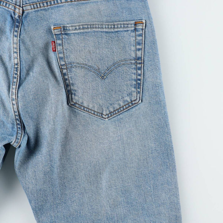 Levi's 505-1456 Straight Denim Pants, Men's W33 (approx.) cotton blue type Vintage Second Hand