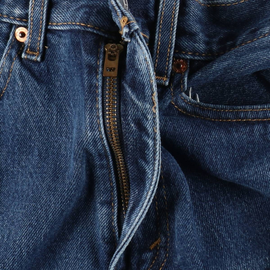 Levi's 505-0216 Straight Denim Pants, Men's Size W34 (approx.) cotton blue type Vintage Second Hand
