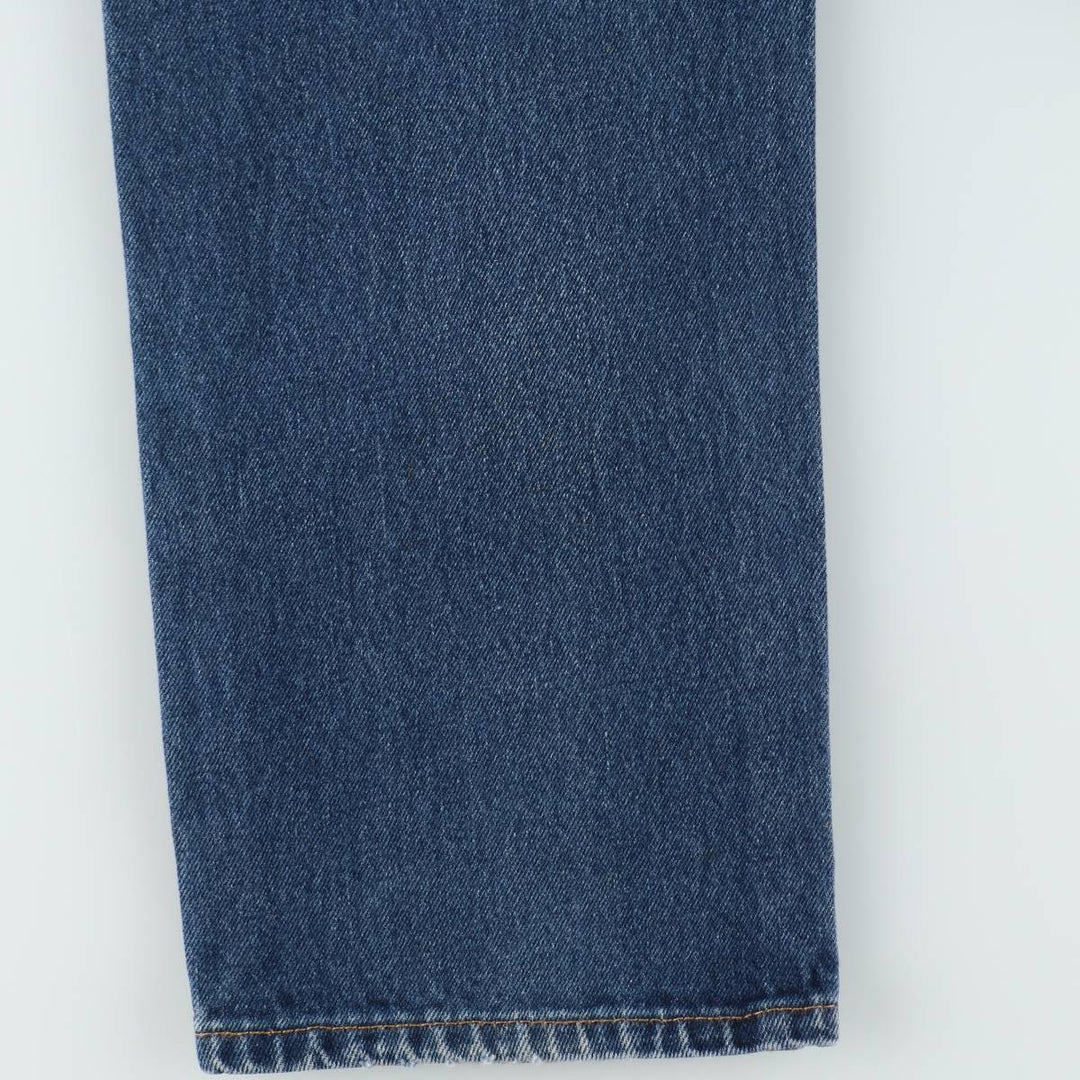 Levi's 505-0216 Straight Denim Pants, Men's Size W34 (approx.) cotton blue type Vintage Second Hand