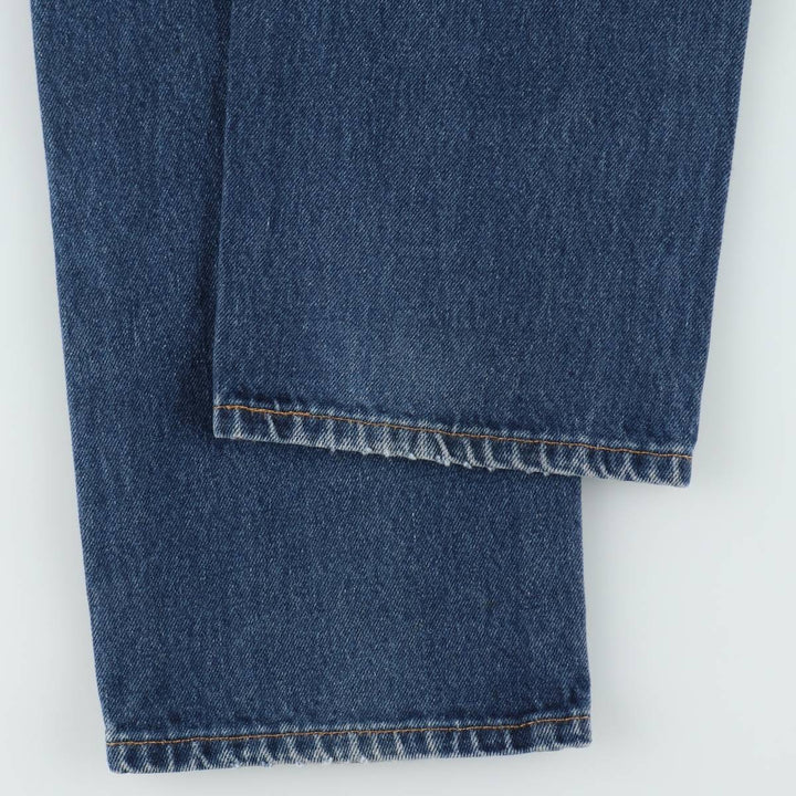Levi's 505-0216 Straight Denim Pants, Men's Size W34 (approx.) cotton blue type Vintage Second Hand
