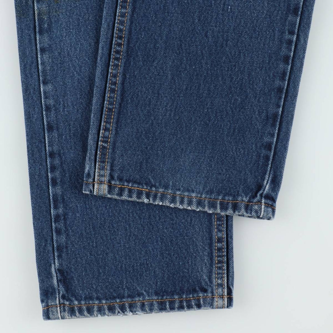 Levi's 505-0216 Straight Denim Pants, Men's Size W34 (approx.) cotton blue type Vintage Second Hand