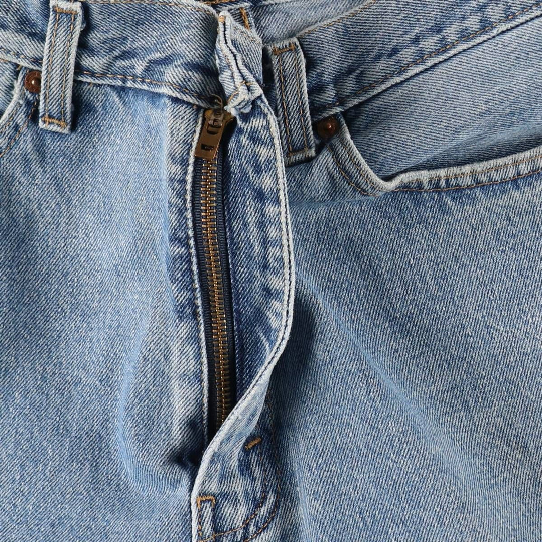 Levi's 505 Tapered Denim Pants, Men's W37 (approx.), Zipper Fly cotton blue type Vintage Second Hand