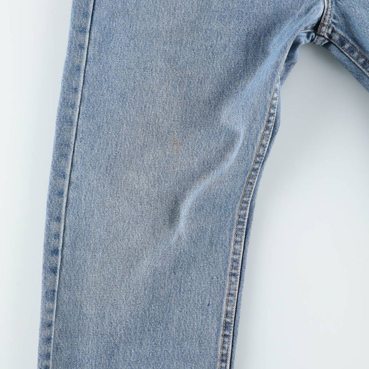 Levi's 505 Tapered Denim Pants, Men's W37 (approx.), Zipper Fly cotton blue type Vintage Second Hand