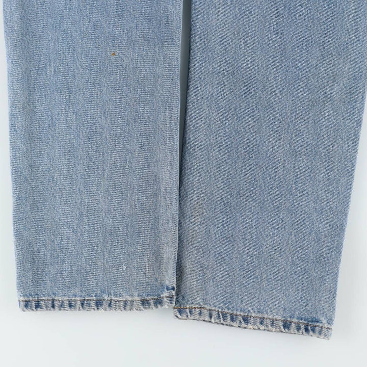 Levi's 505 Tapered Denim Pants, Men's W37 (approx.), Zipper Fly cotton blue type Vintage Second Hand