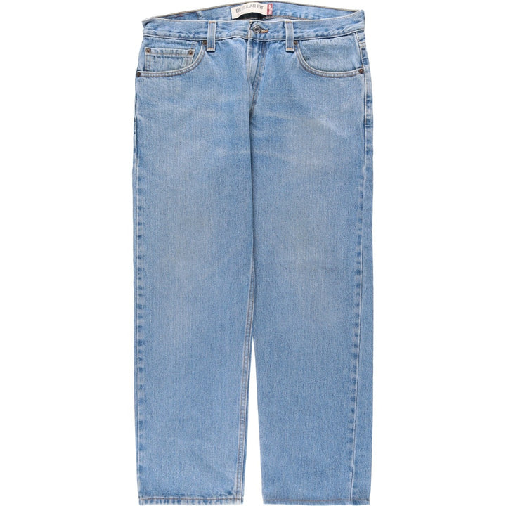 Levi's 505 REGULAR FIT tapered denim pants for men, size w36 cotton Blue type light blue Vintage Second Hand