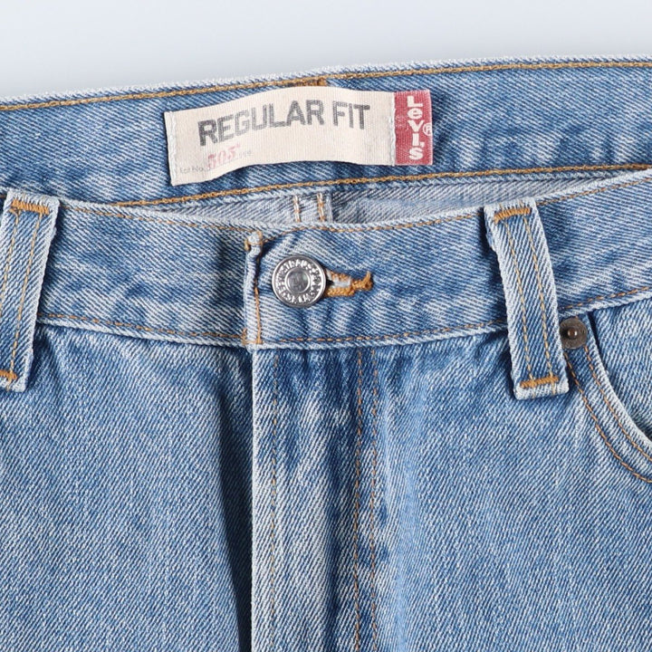 Levi's 505 REGULAR FIT tapered denim pants for men, size w36 cotton Blue type light blue Vintage Second Hand