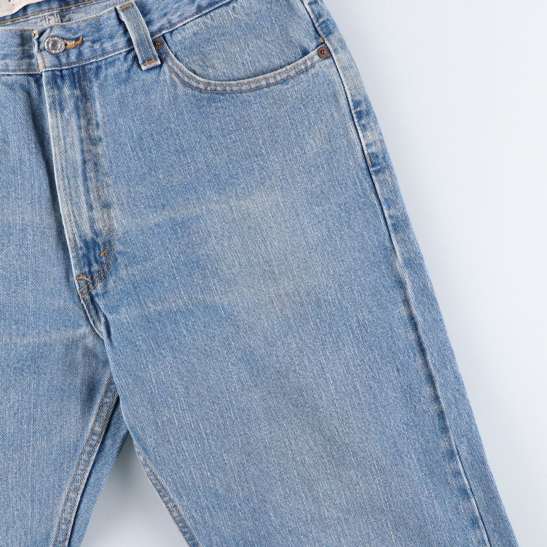 Levi's 505 REGULAR FIT tapered denim pants for men, size w36 cotton Blue type light blue Vintage Second Hand