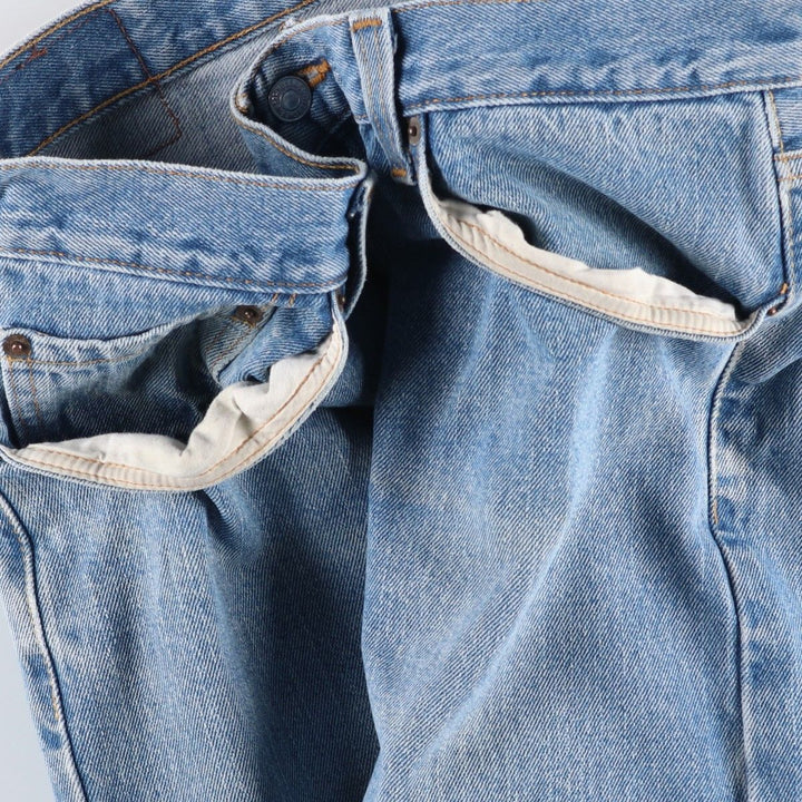 Levi's 505 REGULAR FIT tapered denim pants for men, size w36 cotton Blue type light blue Vintage Second Hand