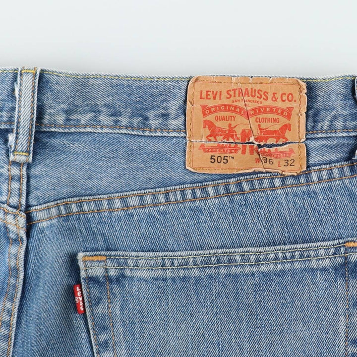 Levi's tapered denim pants, men's size W37 (approx.) cotton blue type Vintage Second Hand