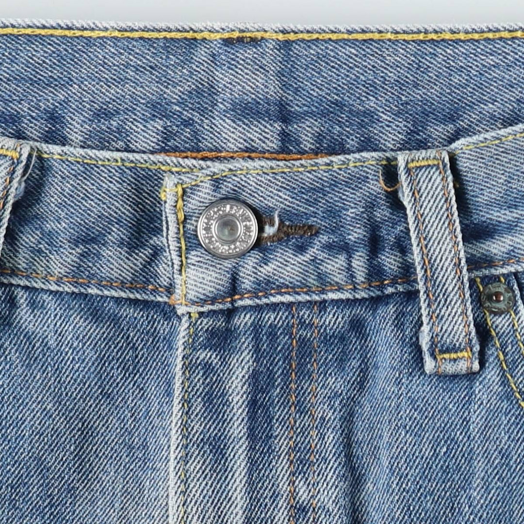 Levi's tapered denim pants, men's size W37 (approx.) cotton blue type Vintage Second Hand