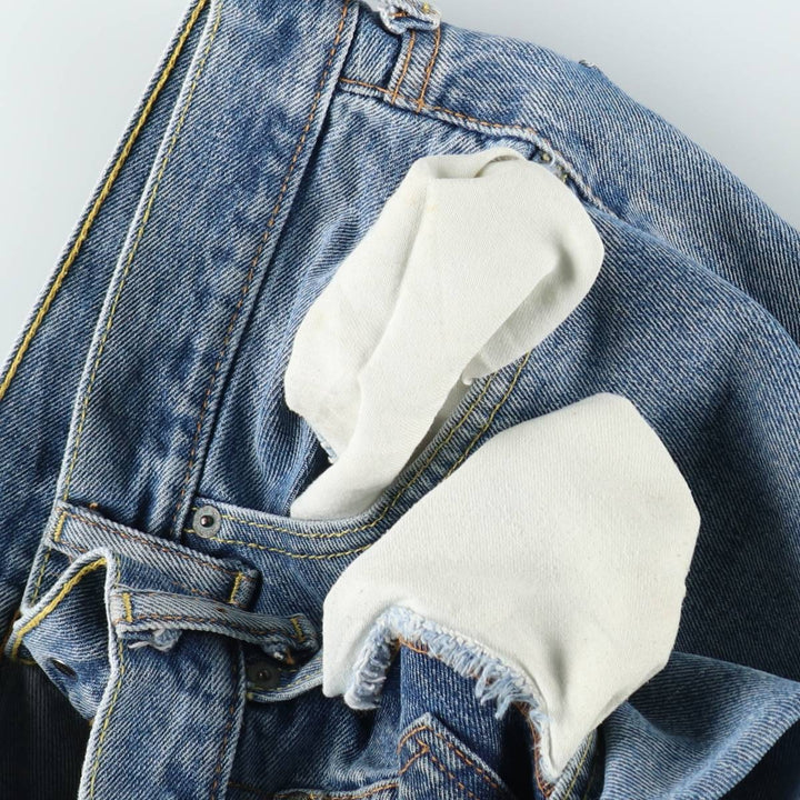 Levi's tapered denim pants, men's size W37 (approx.) cotton blue type Vintage Second Hand