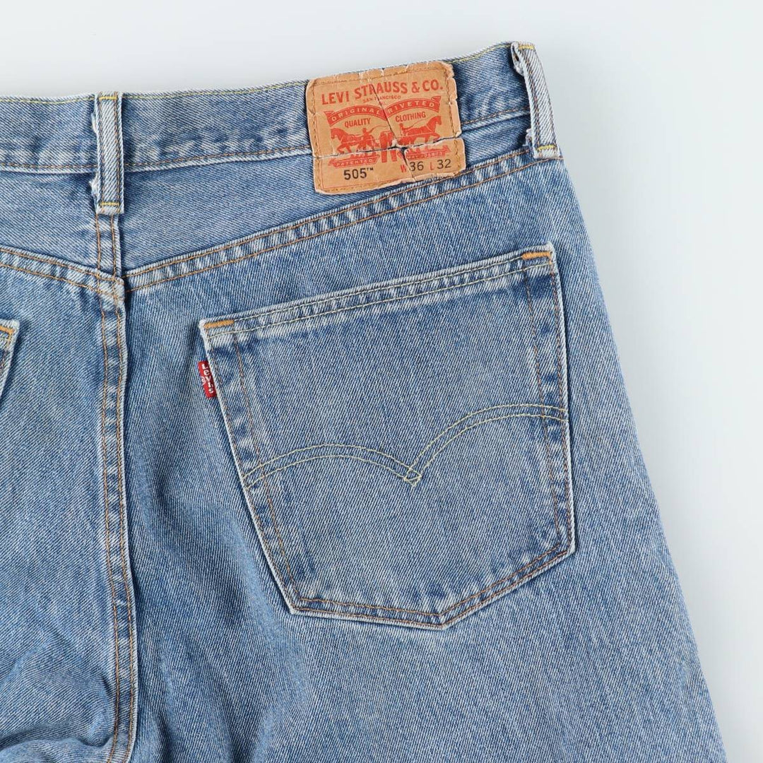Levi's tapered denim pants, men's size W37 (approx.) cotton blue type Vintage Second Hand