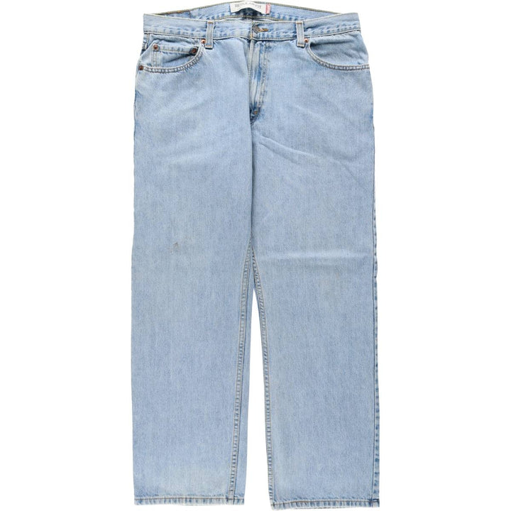 Levi's 505 REGULAR FIT tapered denim pants for men, size w35 cotton blue type Vintage Second Hand