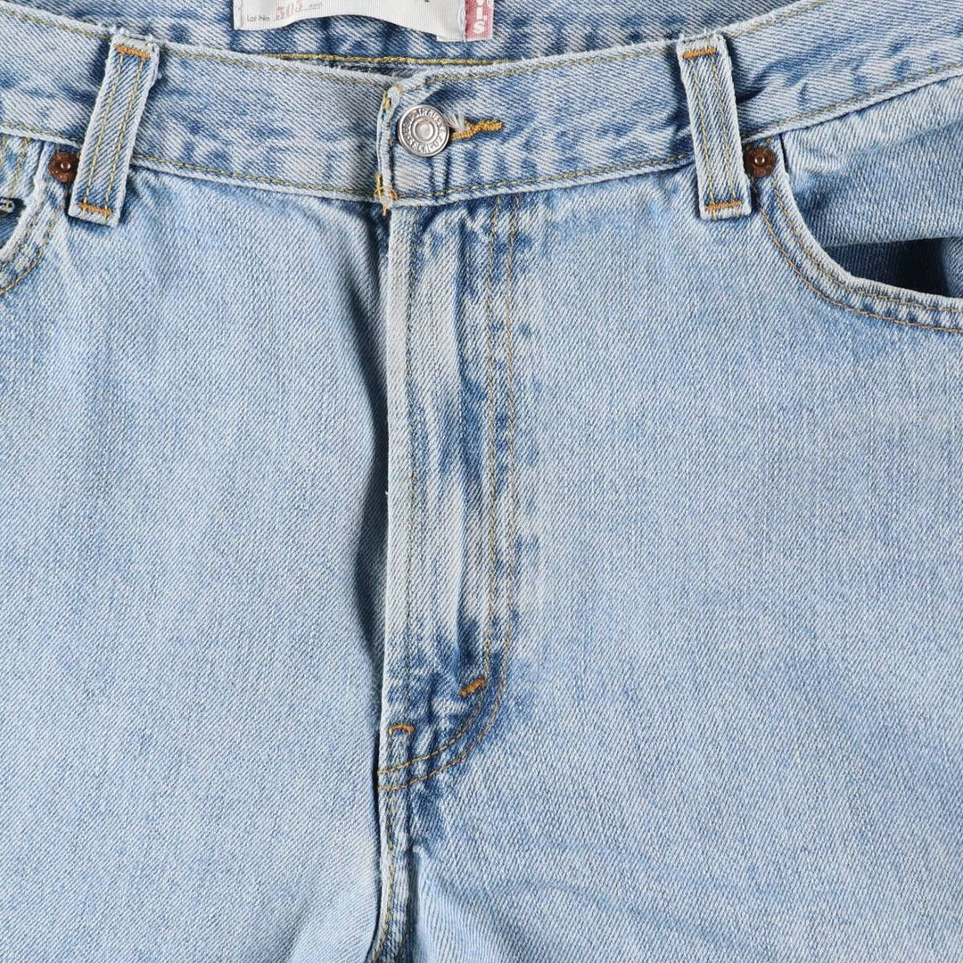 Levi's 505 REGULAR FIT tapered denim pants for men, size w35 cotton blue type Vintage Second Hand