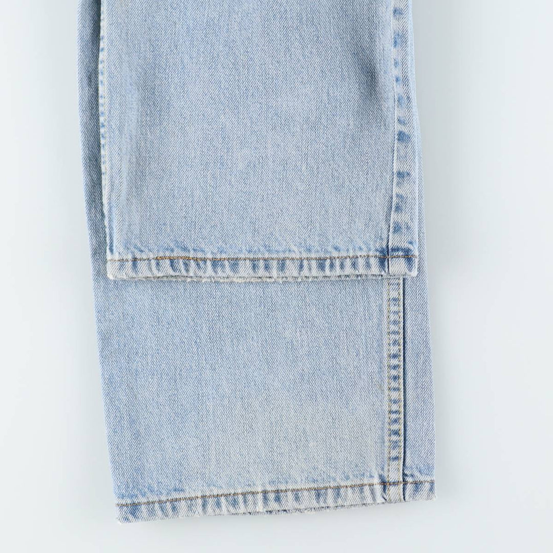 Levi's 505 REGULAR FIT tapered denim pants for men, size w35 cotton blue type Vintage Second Hand