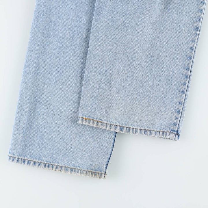 Levi's 505 REGULAR FIT tapered denim pants for men, size w35 cotton blue type Vintage Second Hand