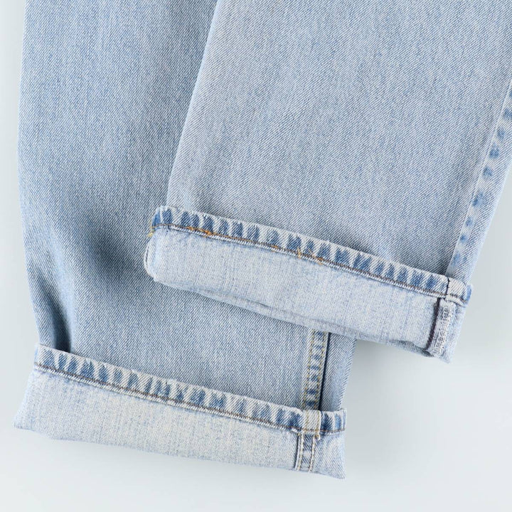 Levi's 505 REGULAR FIT tapered denim pants for men, size w35 cotton blue type Vintage Second Hand