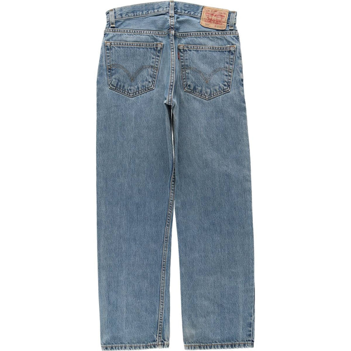 2000'S Levi's 505 Regular Fit Tapered Denim Pants, Men's Size W31 cotton blue type Vintage Second Hand