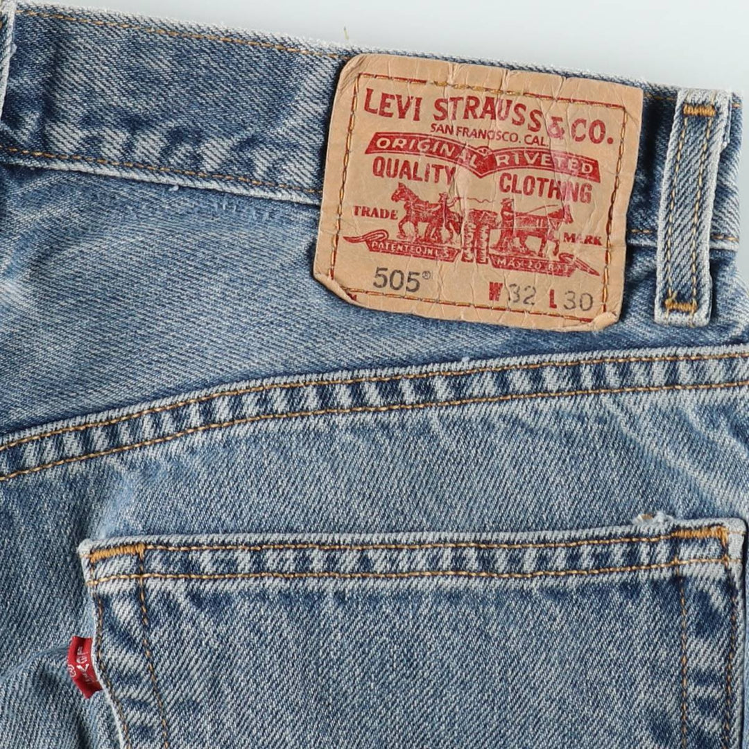 2000'S Levi's 505 Regular Fit Tapered Denim Pants, Men's Size W31 cotton blue type Vintage Second Hand