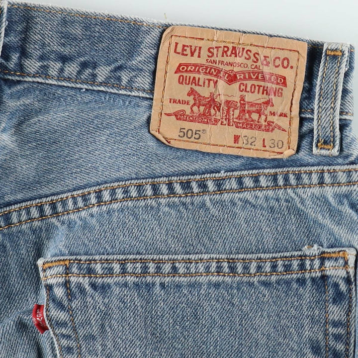 2000'S Levi's 505 Regular Fit Tapered Denim Pants, Men's Size W31 cotton blue type Vintage Second Hand